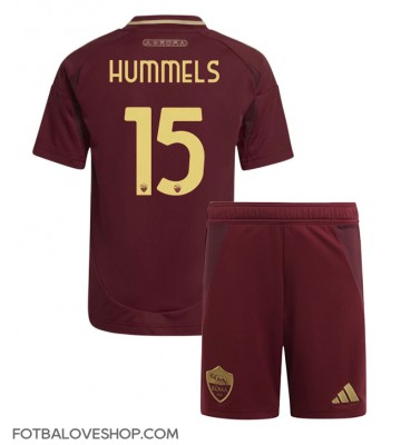AS Roma Mats Hummels #15 Dětské Domácí Dres 2024-25 Krátký Rukáv (+ trenýrky)